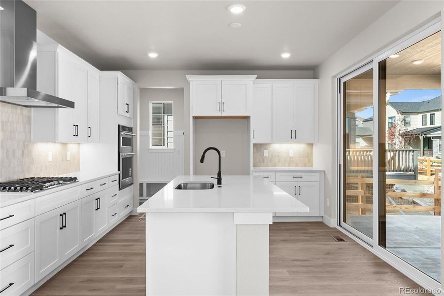 Furnished interior view inside a new home in , Littleton (Image 7).