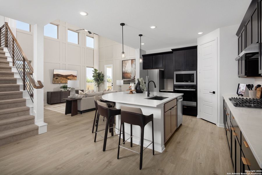 Furnished interior view inside a new home in Rhine Valley, Schertz (Image 6). Furnished interior view inside a new home in Rhine Valley, Schertz (Image 6).