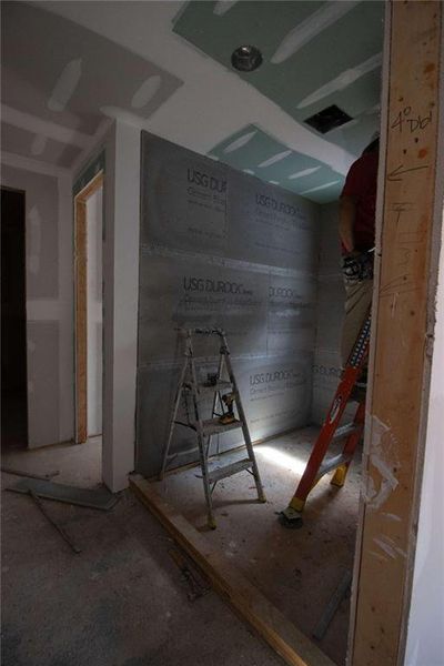 In-progress construction of a new home in , Monroe, GA (Image 42).