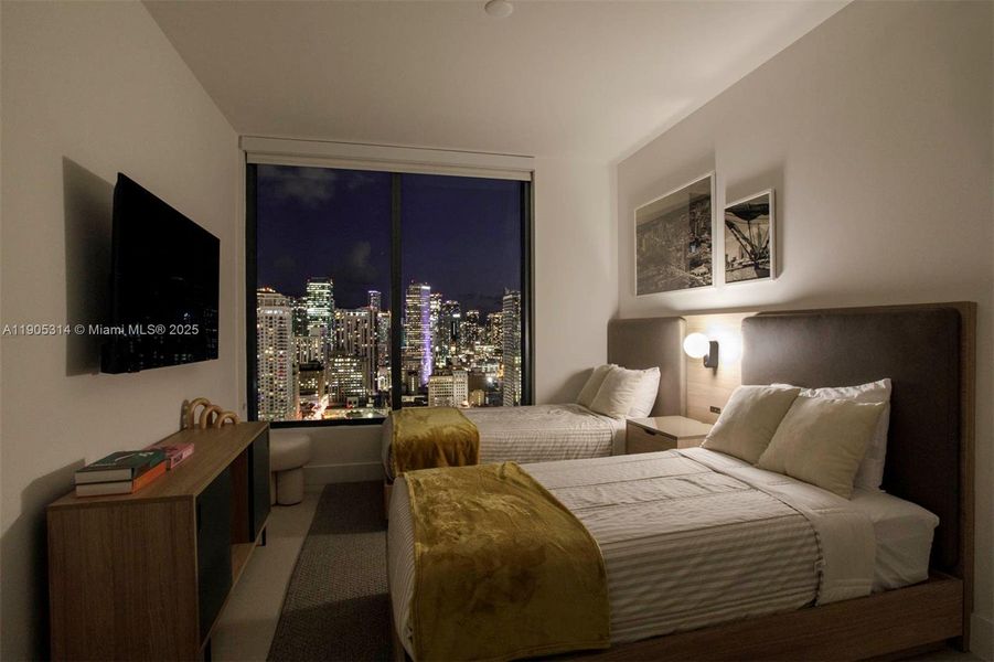 Furnished interior view inside a new home in , Miami (Image 7).