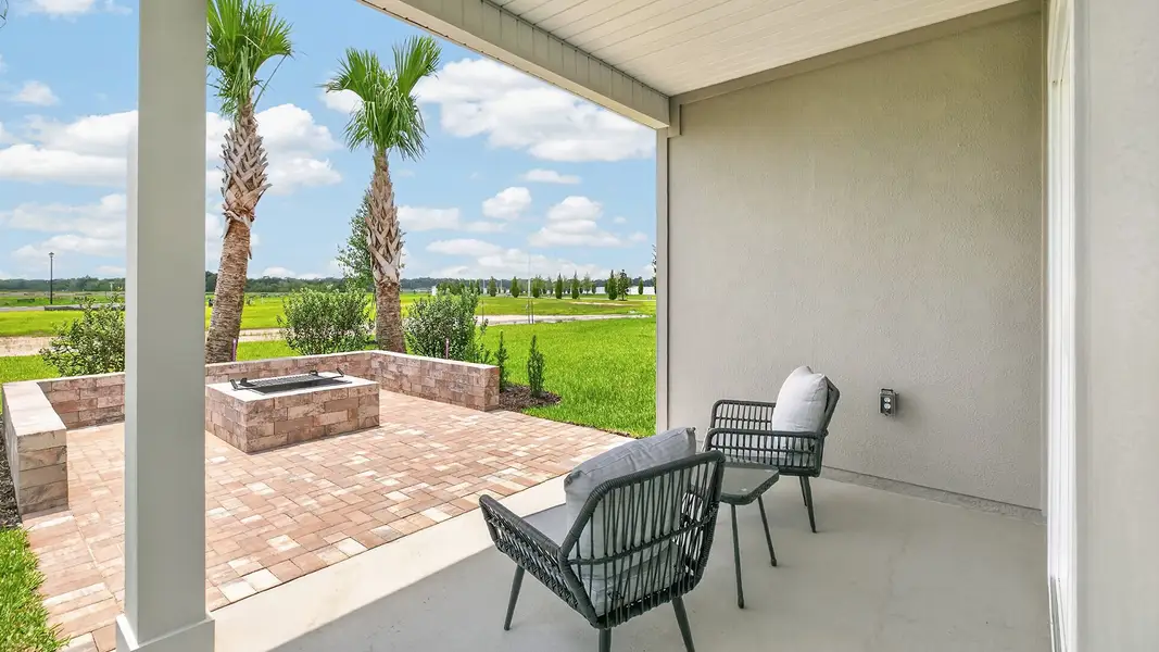 Exterior details and patio area of a home in Rookery, Green Cove Springs (Image 2). Exterior details and patio area of a home in Rookery, Green Cove Springs (Image 2).