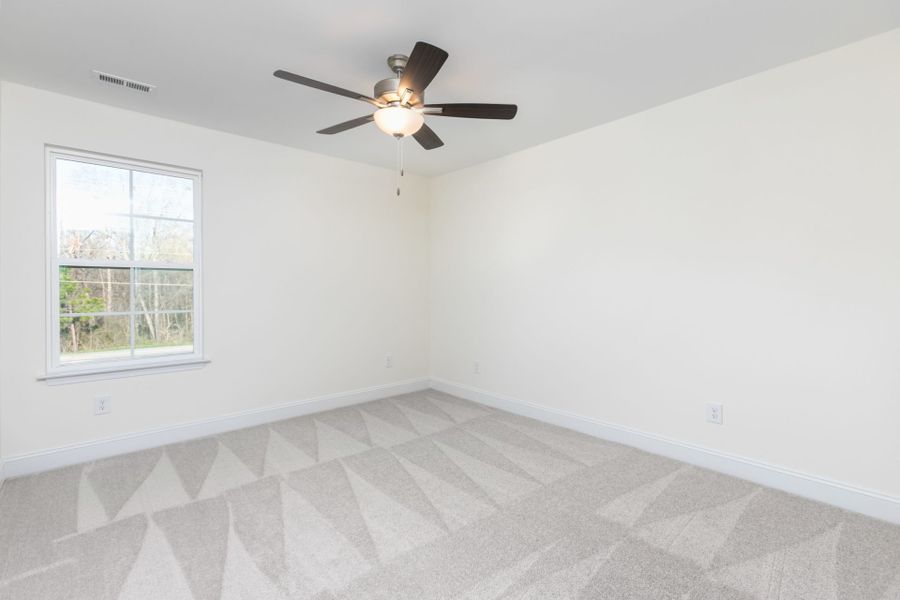 Representative unfurnished interior of a home built from the Kendall by Keystone Homes NC in Royal Pines, Trinity (Image 26).