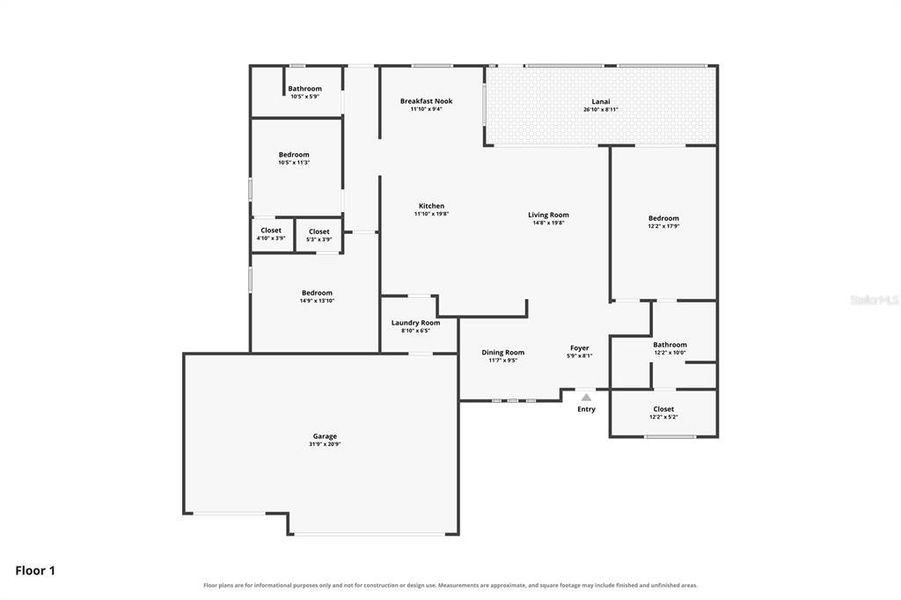 2D floor plan layout of this home in , Rotonda West, FL (Image 5).