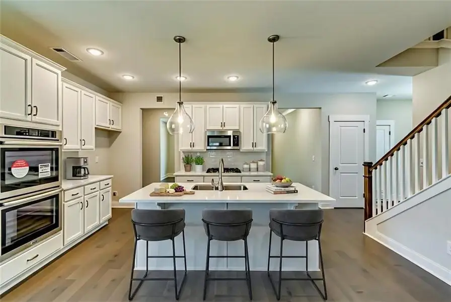 Furnished interior view inside a new home in , Dallas (Image 5).