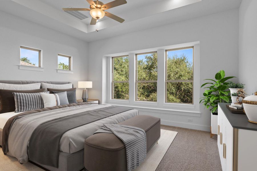 Primary Bedroom - Virtually Staged