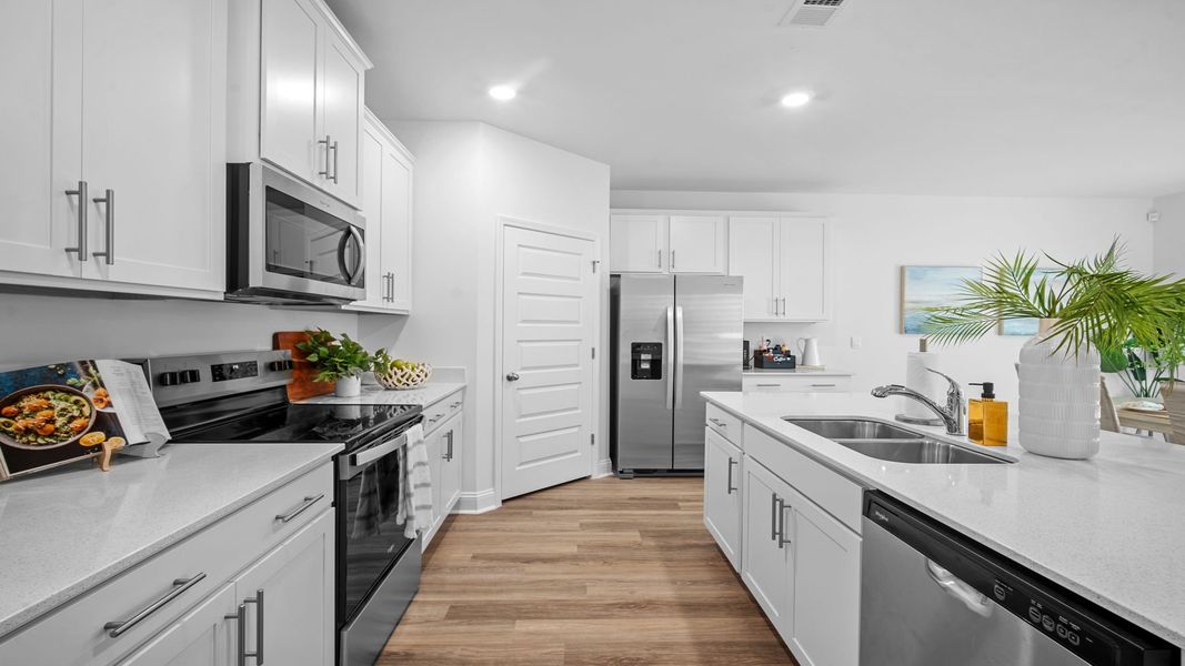 Furnished interior view inside a new home in The Lakes at North Glynn, Brunswick (Image 5).