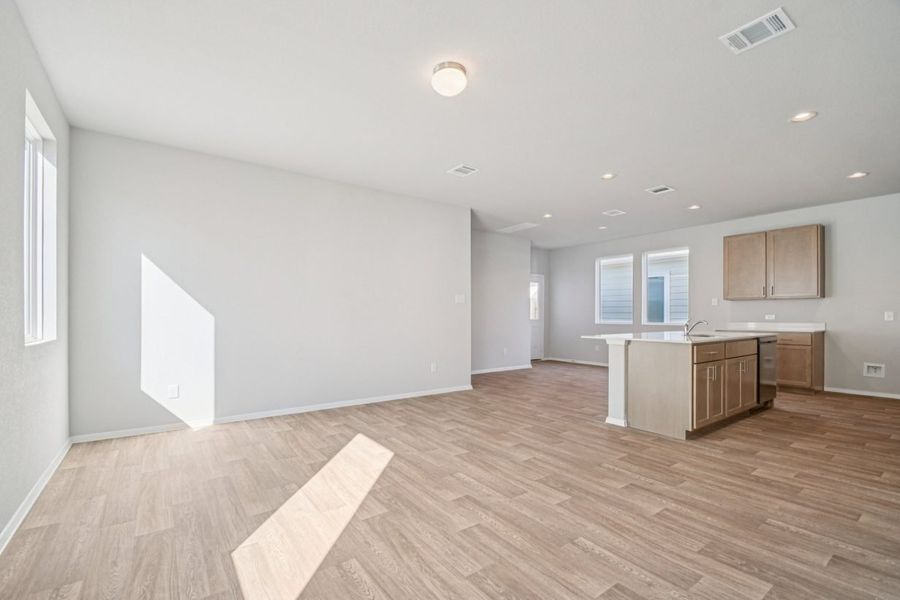 Representative unfurnished interior of a home built from the Azalea 2446 by Brohn Homes in Azalea, Pattison (Image 11). Representative unfurnished interior of a home built from the Azalea 2446 by Brohn Homes in Azalea, Pattison (Image 11).