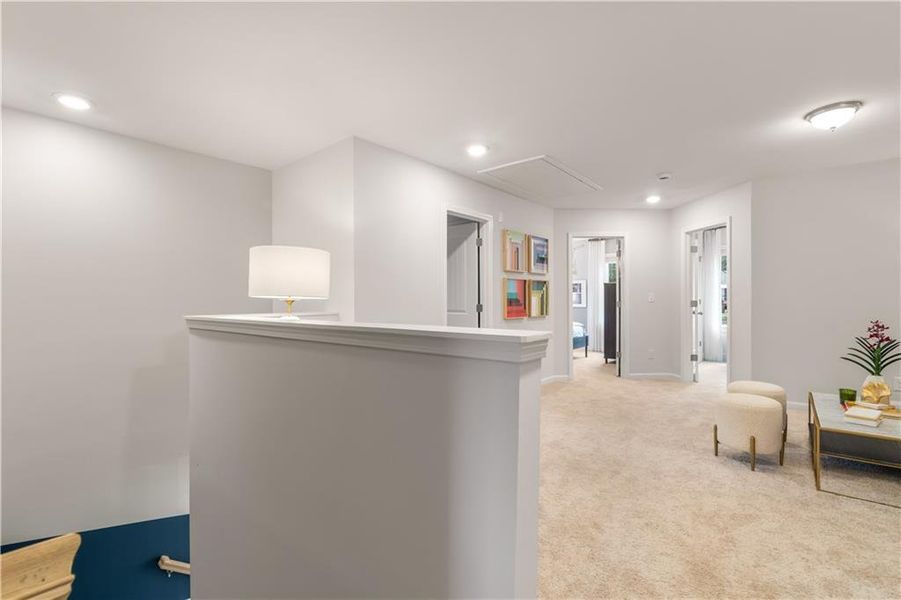 Furnished interior view inside a new home in Bowers Farm, McDonough (Image 12).
