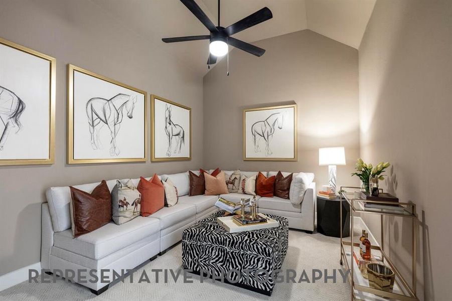 Furnished interior view inside a new home in Furst Ranch, Flower Mound (Image 20).