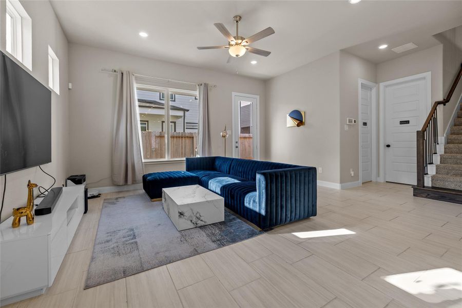 Furnished interior view inside a new home in , Houston (Image 32).