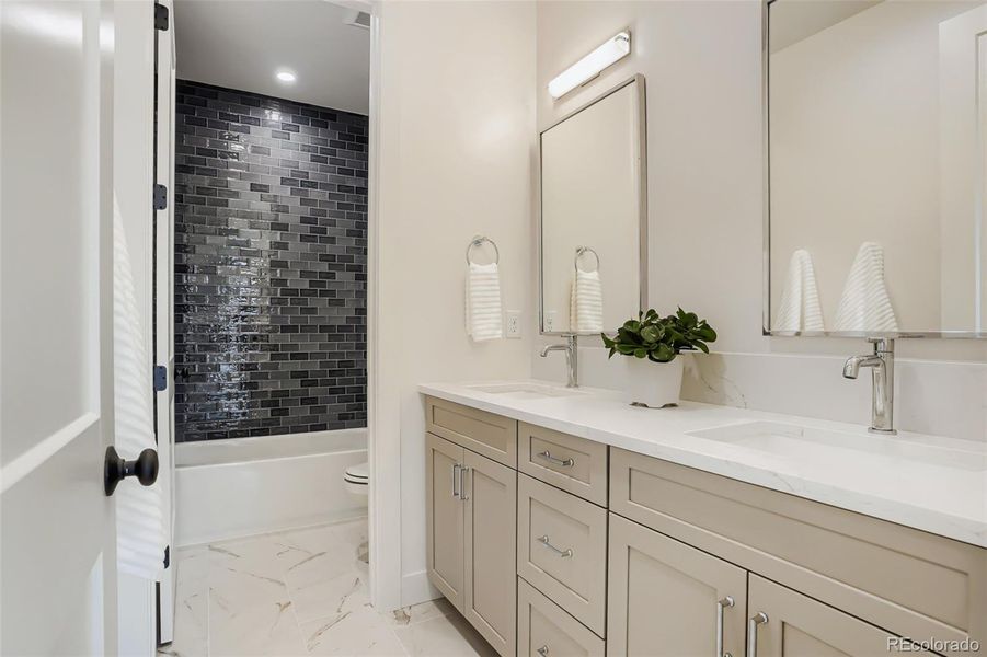 Furnished interior view inside a new home in , Denver (Image 6).