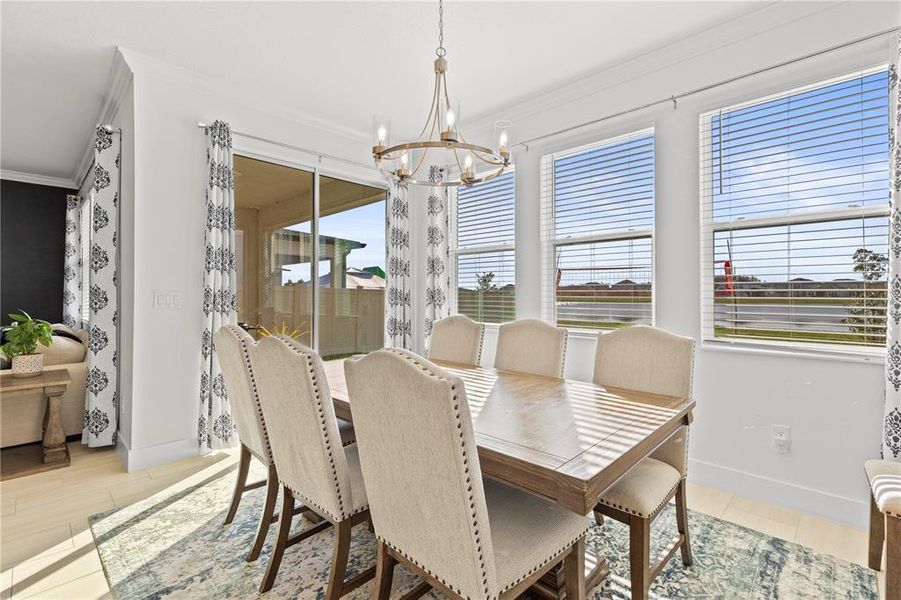 Furnished interior view inside a new home in Bryant Square: The Manors, New Port Richey (Image 34).