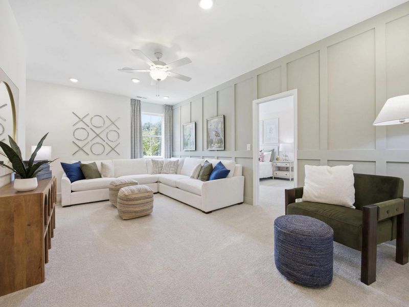 Representative furnished interior of a home built from the The Ashport G by Davidson Homes LLC in Enclave at Belmont, Belmont (Image 40).