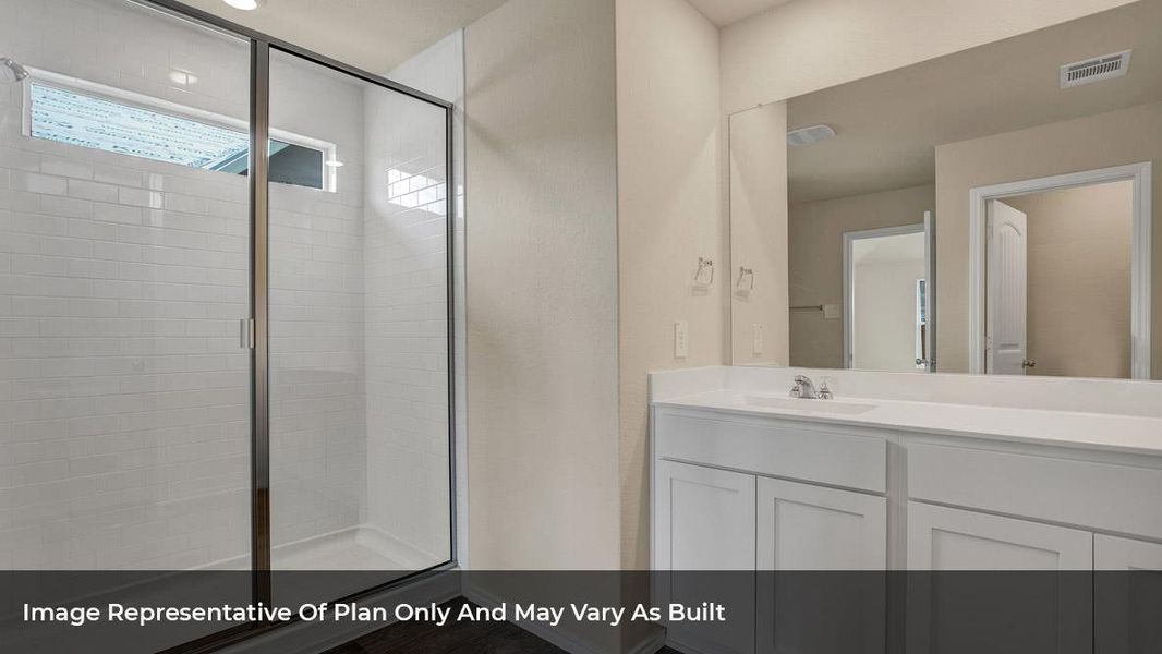 Furnished interior view inside a new home in Bar W Ranch, Leander (Image 8).