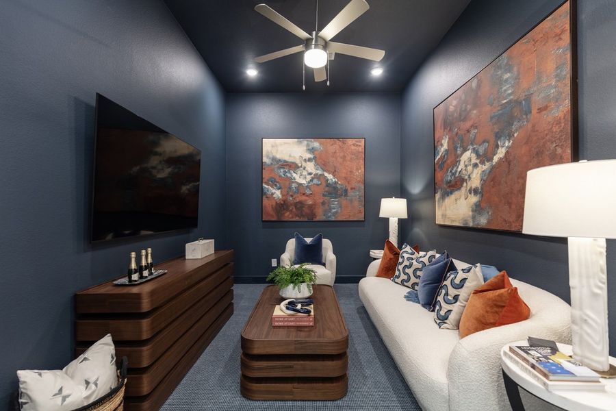 Representative Entertainment Room - some options shown