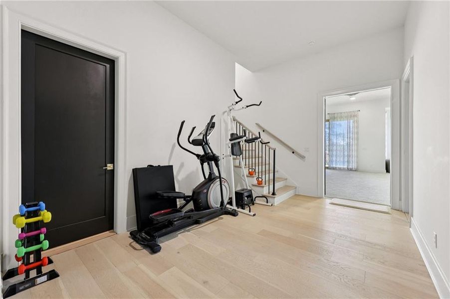 Furnished interior view inside a new home in , Suwanee (Image 80).