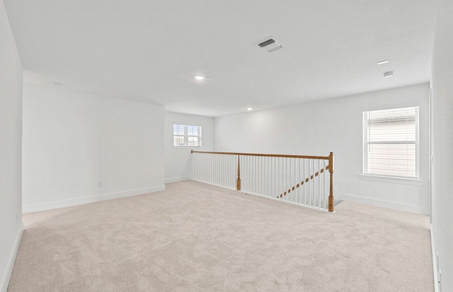 Spacious, unfurnished interior of a new home in Saddleback at Santa Rita Ranch, Liberty Hill (Image 10). Spacious, unfurnished interior of a new home in Saddleback at Santa Rita Ranch, Liberty Hill (Image 10).