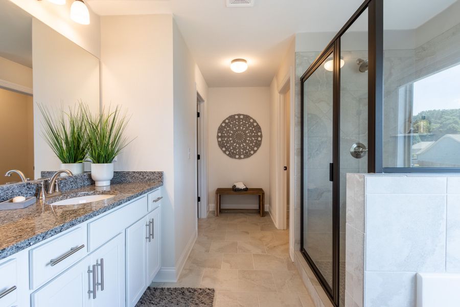 Furnished interior view inside a new home in Calgary Downs, Winder (Image 25). Furnished interior view inside a new home in Calgary Downs, Winder (Image 25).