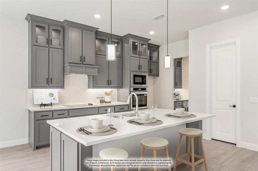Furnished interior view inside a new home in Ridgepoint, Midlothian (Image 19).