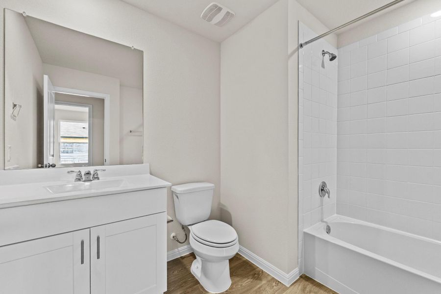 Furnished interior view inside a new home in Whisper South, San Marcos (Image 8).