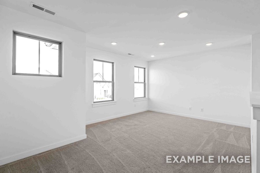 Representative unfurnished interior of a home built from the The Willow C by Davidson Homes LLC in Woods Crossing, Gallatin (Image 29).