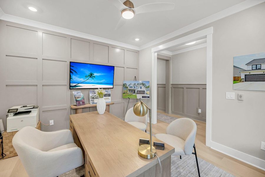 Furnished interior view inside a new home in Indigo Place, North Charleston (Image 13).