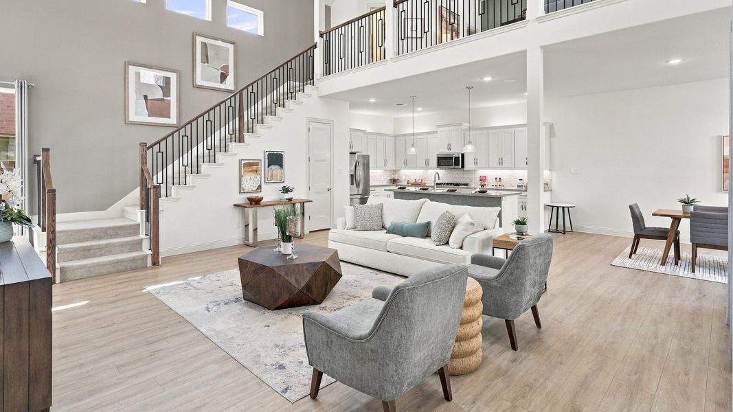 Furnished interior view inside a new home in Solterra Texas, Mesquite (Image 26).