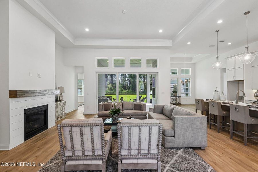 Furnished interior view inside a new home in SilverLeaf, St. Augustine (Image 12).