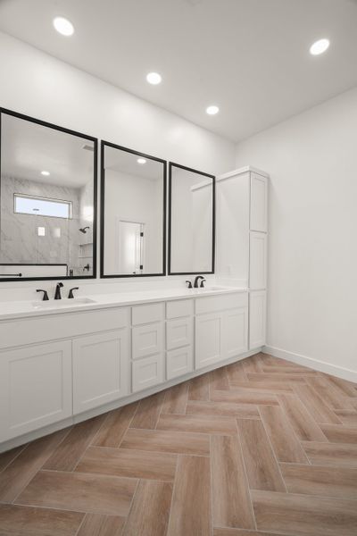 Furnished interior view inside a new home in Tierra Del Este 91, El Paso (Image 14).