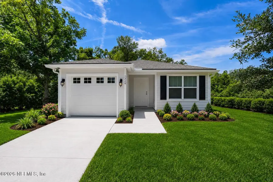Front exterior of a new home in , Jacksonville, FL, highlighting curb appeal (Image 1). Front exterior of a new home in , Jacksonville, FL, highlighting curb appeal (Image 1).