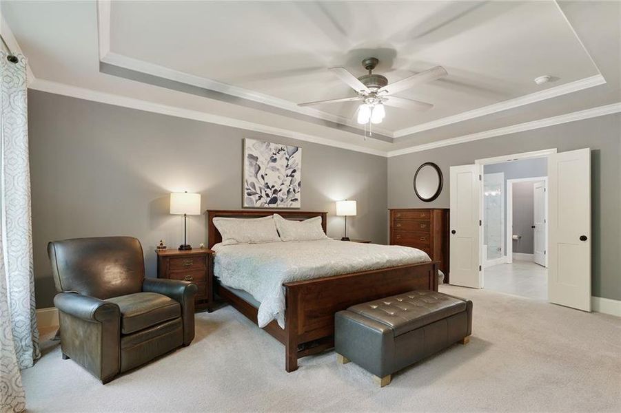 Furnished interior view inside a new home in , Roswell (Image 32).