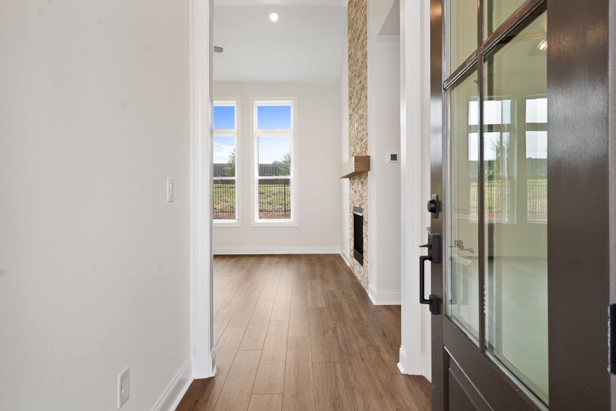 Representative unfurnished interior of a home built from the The Lawrence by The Providence Group in Promenade at Sawnee Village, Cumming (Image 11). Representative unfurnished interior of a home built from the The Lawrence by The Providence Group in Promenade at Sawnee Village, Cumming (Image 11).