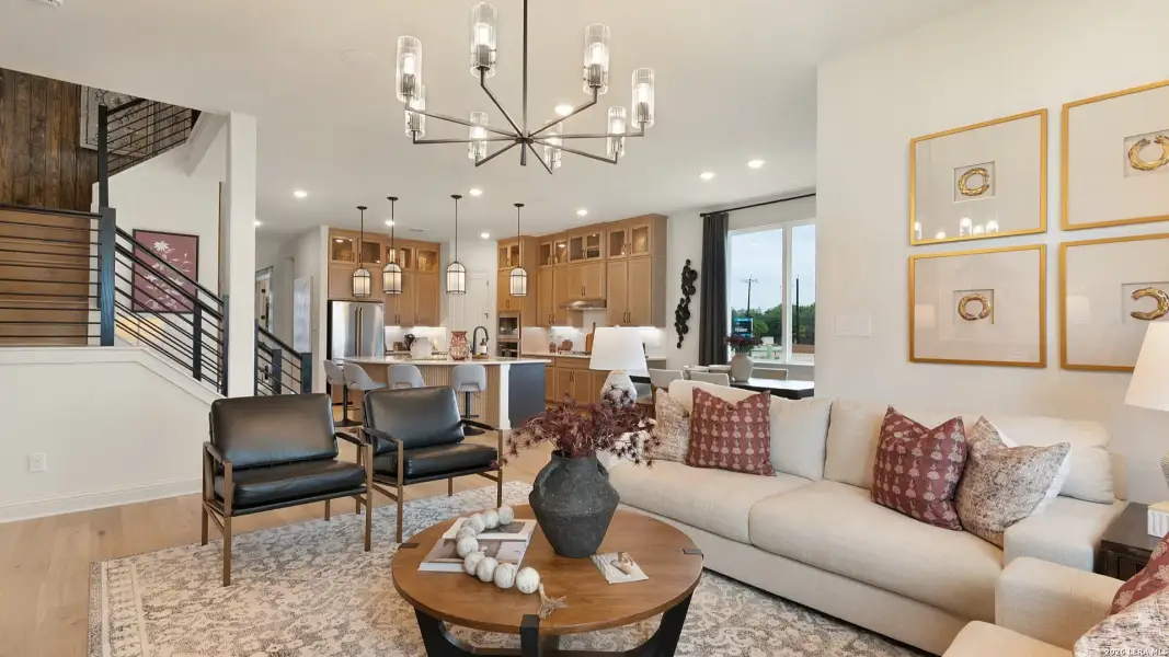 Furnished interior view inside a new home in Piedmont, San Antonio (Image 18).