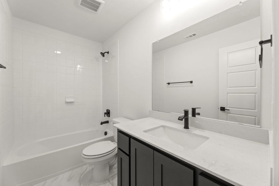 Furnished interior view inside a new home in Sutton Fields, Celina (Image 11).