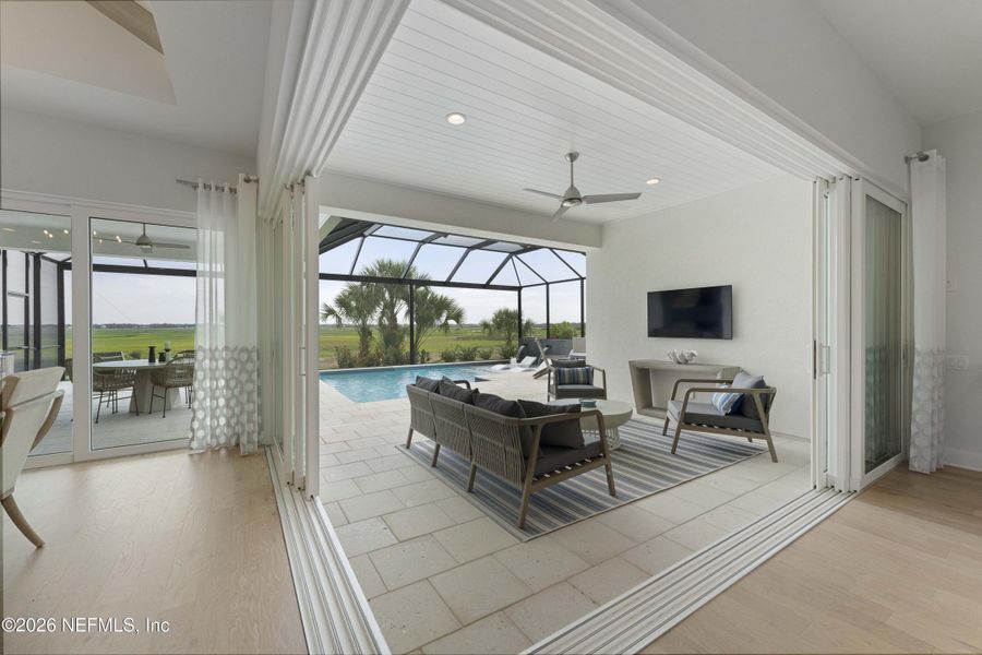 Furnished interior view inside a new home in , Ponte Vedra Beach (Image 38).