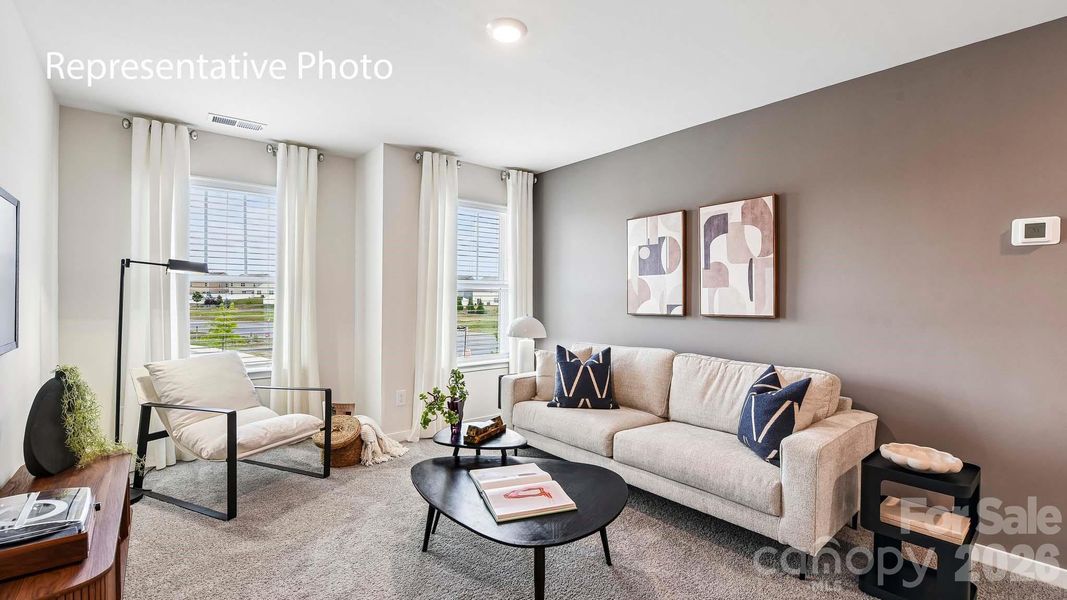 Furnished interior view inside a new home in Brandon Creek, Gastonia (Image 11).
