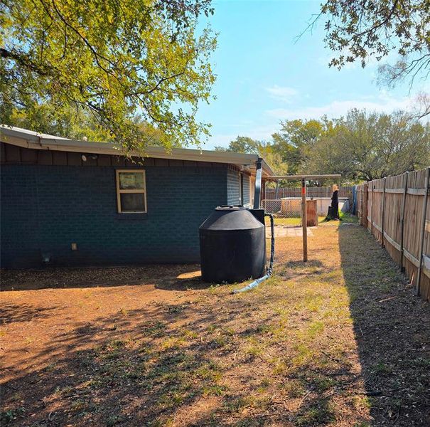 View of fenced backyard View of fenced backyard