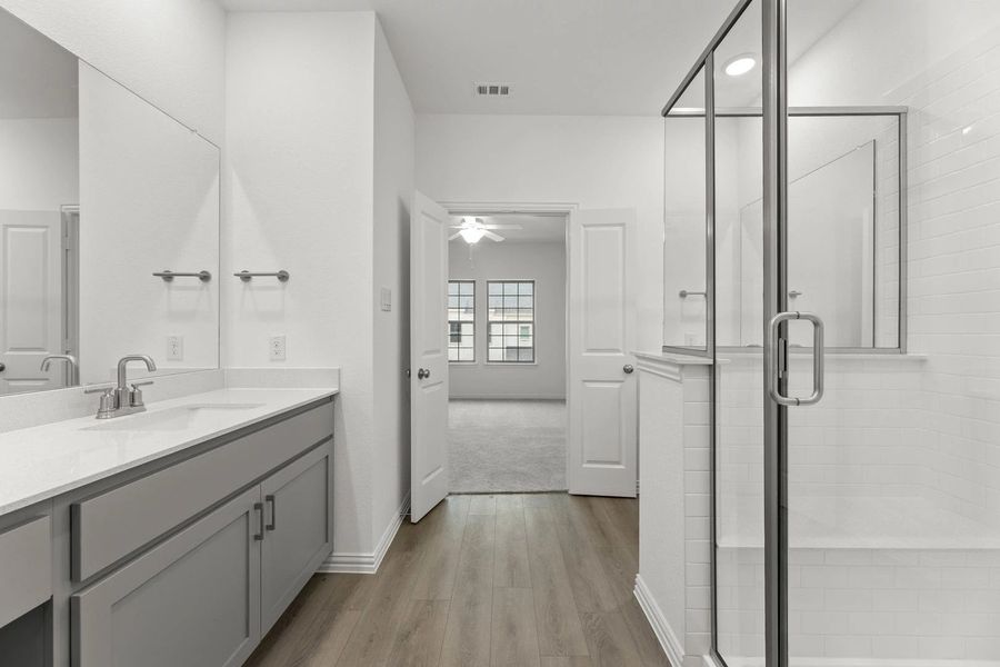 Primary Bathroom featuring the Milan Collection