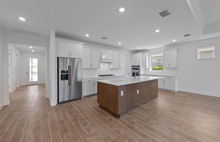 Kitchen and spacious pantry