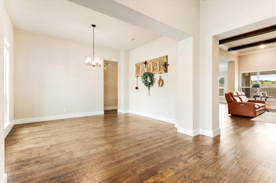 Spacious, unfurnished interior of a new home in King Crossing Estates, Van Alstyne (Image 20).