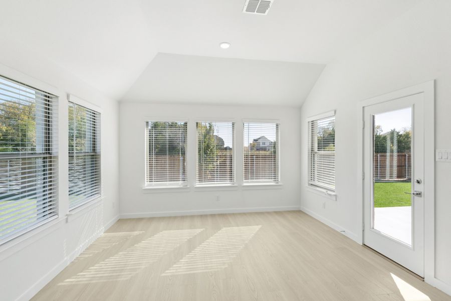 Living Room in the Gilmour II home plan by Trophy Signature Homes – REPRESENTATIVE PHOTO