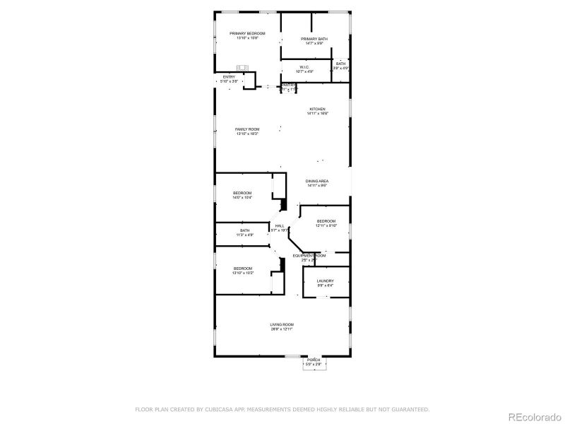 2D floor plan layout of this home in , San Luis, CO (Image 2). 2D floor plan layout of this home in , San Luis, CO (Image 2).