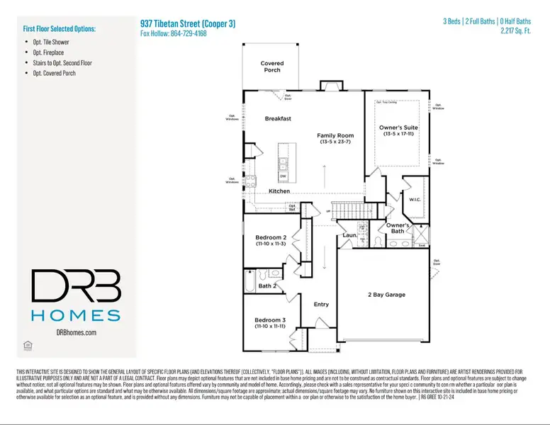 2D floor plan layout of this home in Fox Hollow, Spartanburg, SC (Image 3). 2D floor plan layout of this home in Fox Hollow, Spartanburg, SC (Image 3).