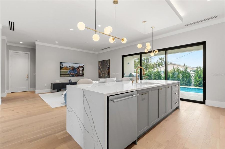 Furnished interior view inside a new home in , Orlando (Image 12).