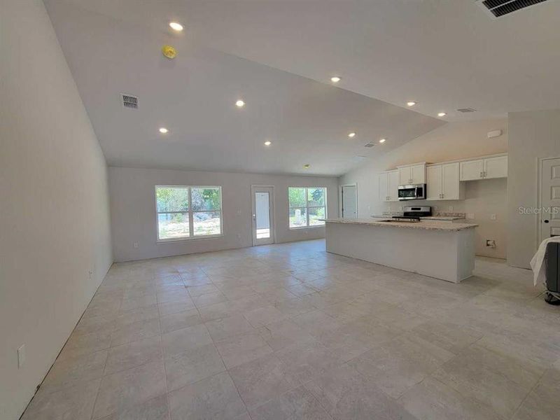 Actual home under construction.