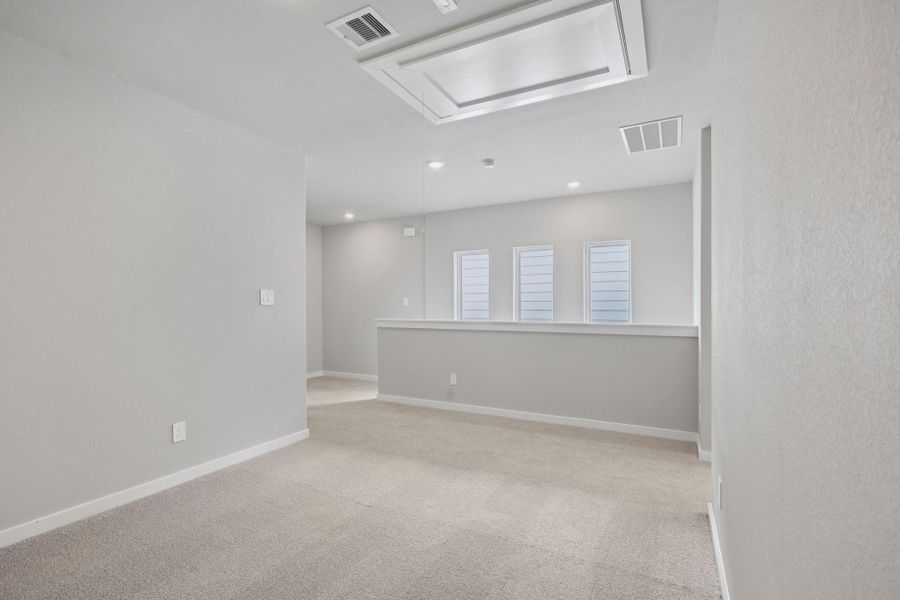 Spacious, unfurnished interior of a new home in Pinewood Trails - City Series, Atascocita (Image 28). Spacious, unfurnished interior of a new home in Pinewood Trails - City Series, Atascocita (Image 28).