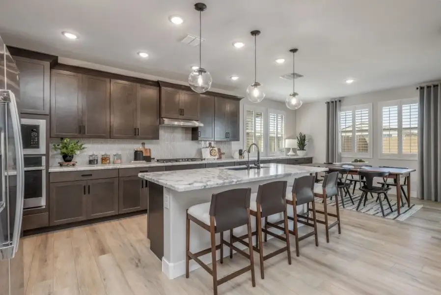 Furnished interior view inside a new home in The Grove at El Cidro, Goodyear (Image 5).
