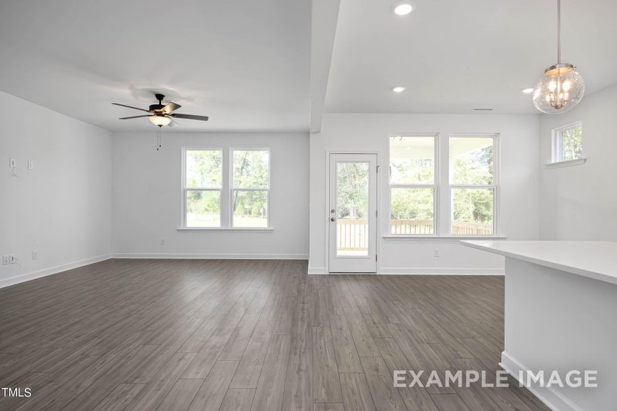 Spacious, unfurnished interior of a new home in Stagecoach Corner, Mebane (Image 8). Spacious, unfurnished interior of a new home in Stagecoach Corner, Mebane (Image 8).