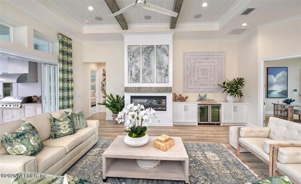 Furnished interior view inside a new home in , Fernandina Beach (Image 3).