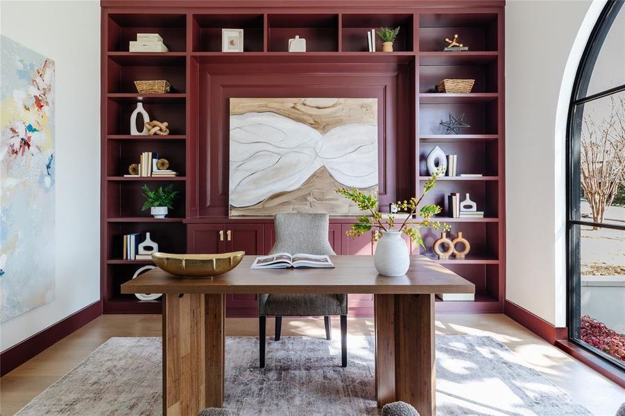 Furnished interior view inside a new home in , Dallas (Image 29).